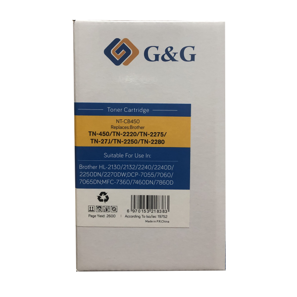 Mực in G&G Laser trắng đen NT-CB450