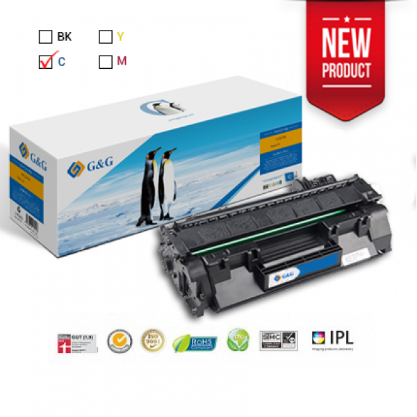 Mực in G&G Laser màu Cyan GG-PH2211A