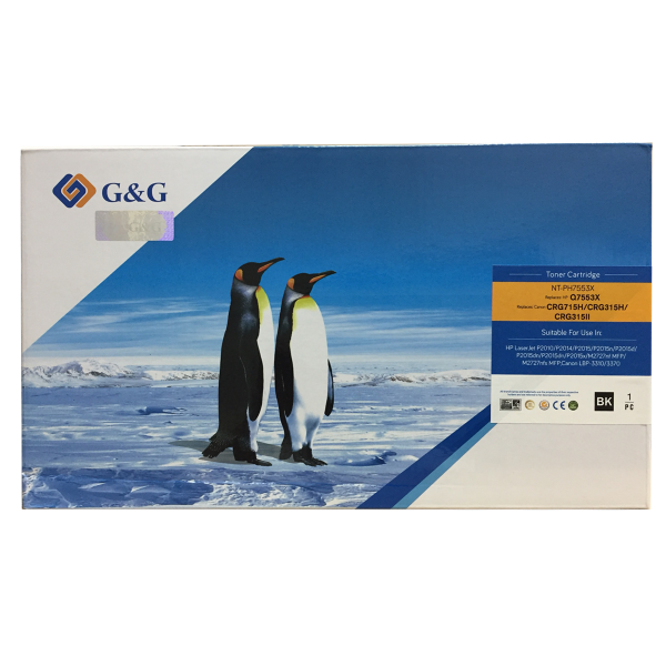 Mực in G&G Laser Trắng Đen NT-PH7553X