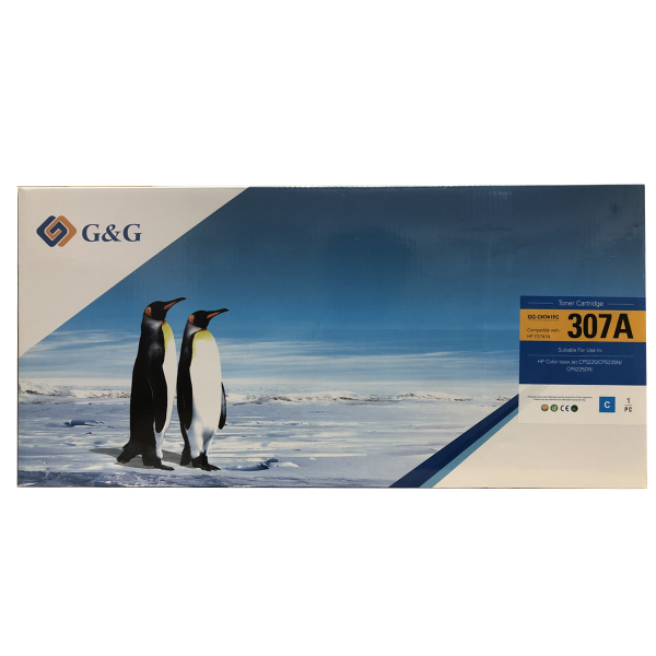 Mực in G&G Laser màu Cyan GG-CH741FC