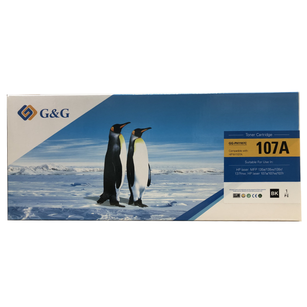Mực in G&G Laser Trắng Đen GG-PH1107C