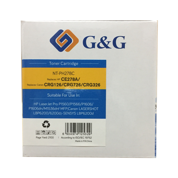 Mực in G&G Laser trắng đen NT-CH278CU