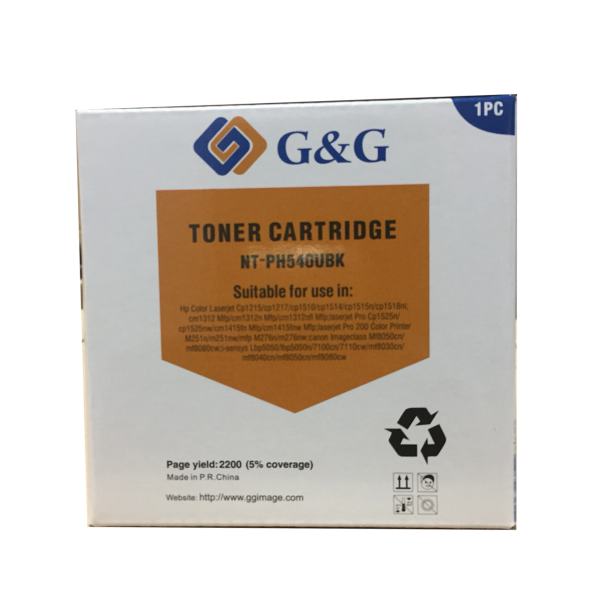 Mực in G&G Laser màu đen NT-PH540UBK