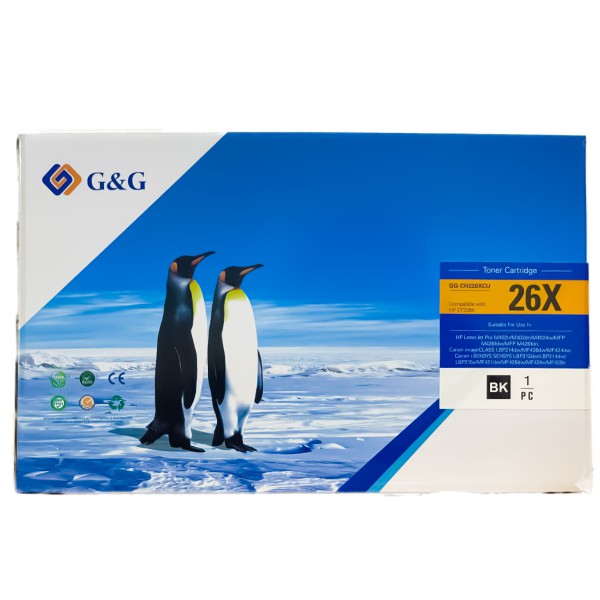 Mực in G&G Laser màu đen GG-CH226XCU
