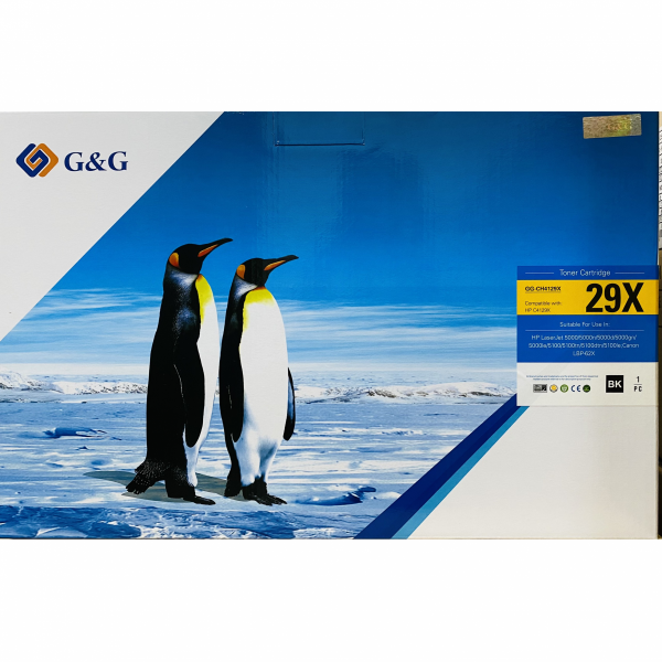 Mực in G&G Laser Trắng Đen GG-CH4129X