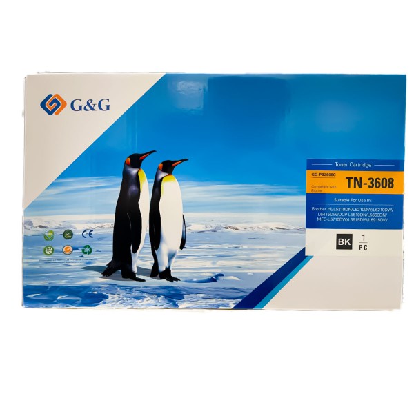 Mực in G&G Laser Trắng Đen GG-PB3608C