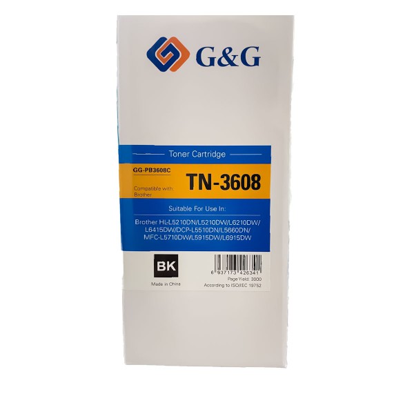Mực in G&G Laser Trắng Đen GG-PB3608C