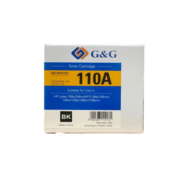 Mực in G&G Laser màu đen GG-PH1112C